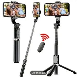 40-Inch Retractable Selfie Stick Compact & Portable with 360-Degree Rotation for Dynamic Selfies and Group Photos Ideal for Android and iPhone Users