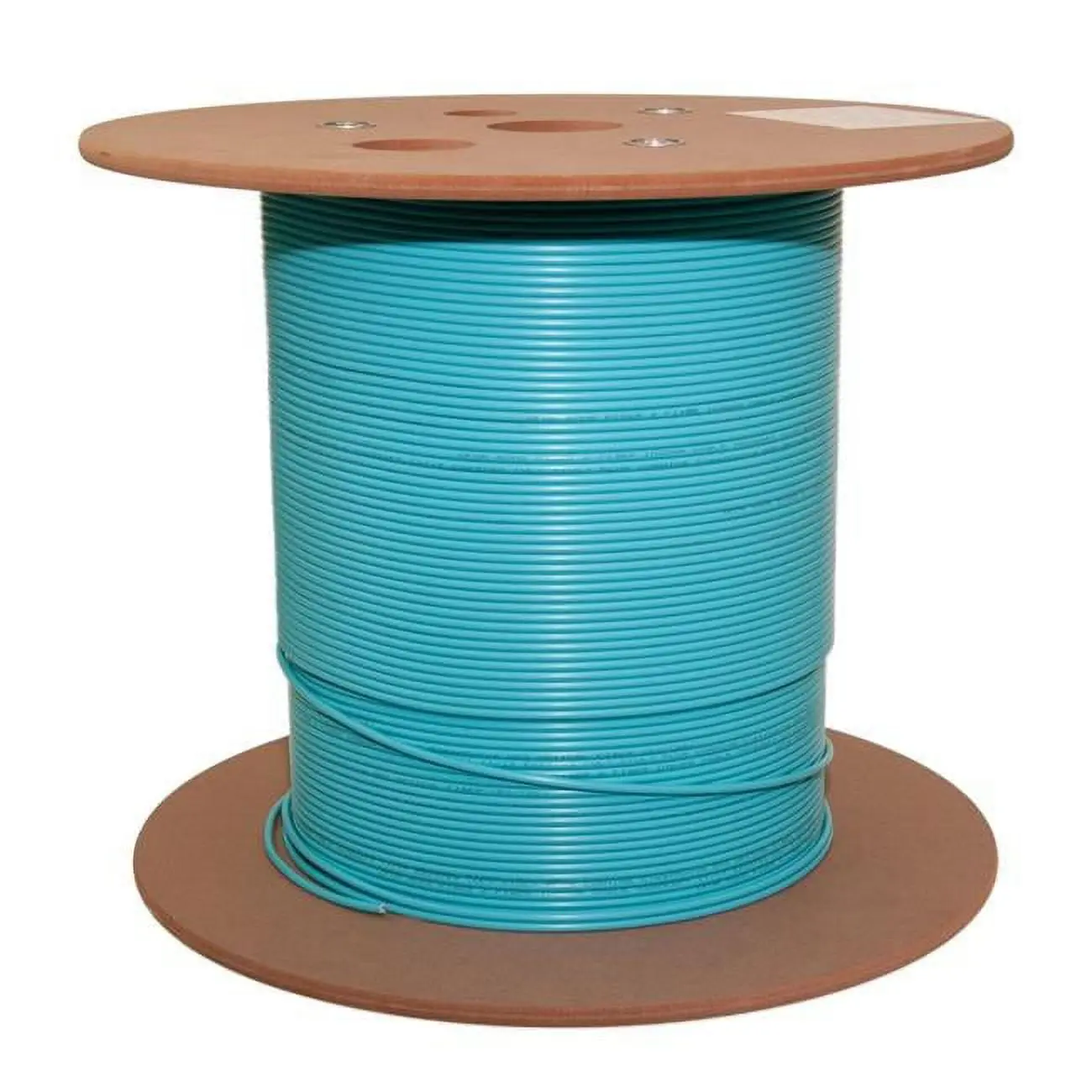 CableWholesale 11F2-406NH 6-Fiber Indoor Distribution Fiber Optic Cable for OM4 Systems, Multimode 50x125, Plenum-Rated Spool, Aqua - 1000 ft, Computers & Office Equipment Accessory