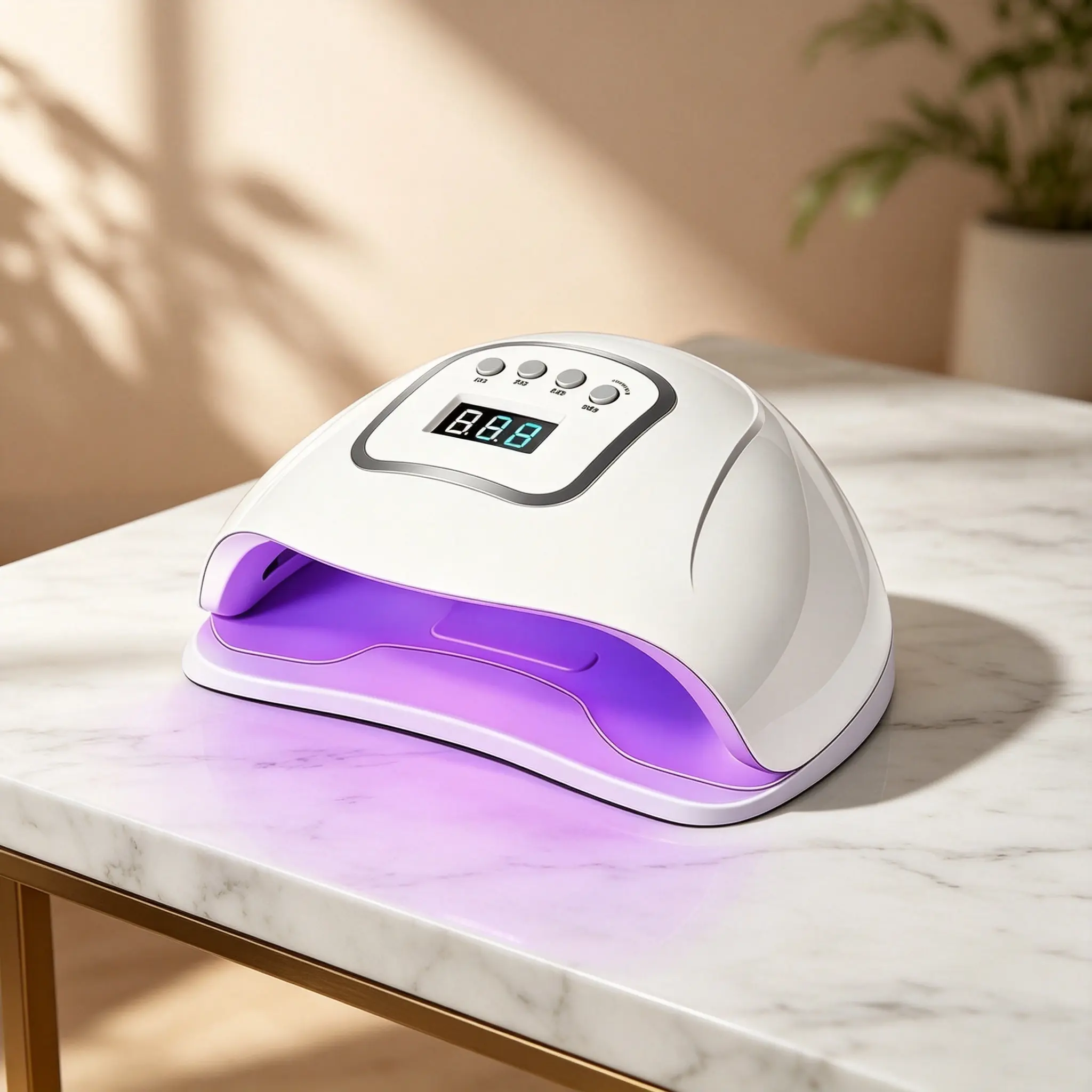 DAUHOR UV LED Nail Lamp for Gel Polish,Professional Nail Curing Lamp with 4 Timers Smart Sensor 30 LED Beads,nail art tools and accessories for salons. Diy Manicure Diy Nails Polish Polish Polish Cutics Cutics