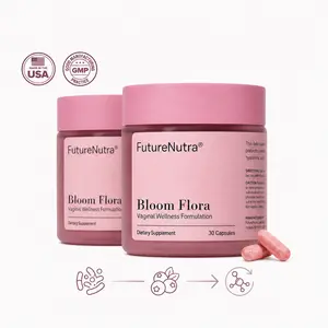 FutureNutra - Professional Women's Probiotics | Juicy Feminine Intimate Health, Supports Healthy pH Balance and Fresh Scent, Supports Intimate Comfort , Contains Cranberry, Inulin and Hyaluronic Acid - 1 Cap / Day (30 Capsules)