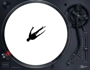 Falling Man Vinyl Slipmat