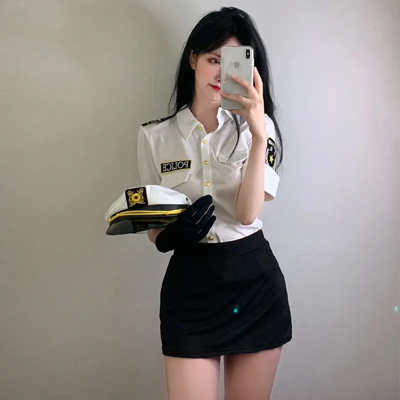 Sexy flight attendant uniform set, sexy underwear, sexy jumpsuit and jumpsuit Womenswear
