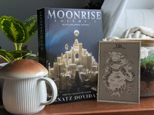 Moonrise Volume 1 B&W Edition SIGNED with Map Art & Bonus Short Stories Epic Fantasy Series