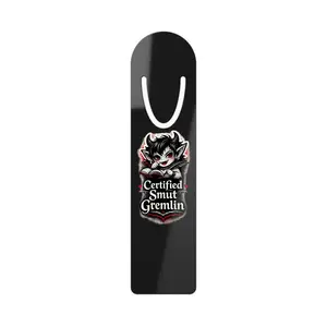 Certified Smut Gremlin Bookmark – Dark Romance BookTok Aesthetic