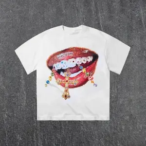 Diamond Teeth Cross Tee Graphic Casual Shirt Summer Top graphic tee Diamond Teeth Cross Tee Graphic Casual Shirt Summer Top graphic tee