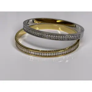 Baguette Crystal Bangle Bracelets arm candy bangles