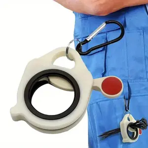 Zip Tie Organizer ABS Automatic Zip Ties Holder Keeper for Cable Tie Organizer, Portable Compact Hardware Tools, Storage and Finishing