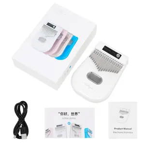 17-key Thumb Piano Smart Electronic Bluetooth-compatible Kalimba, Portable Mini Musical Instrument for Home & School & Travel