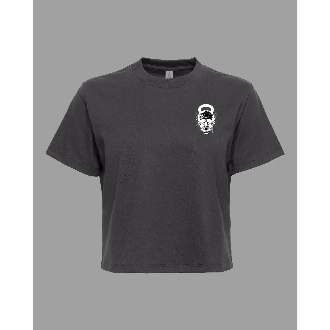 Cropped Heavyweight T-Shirt - Dark Grey