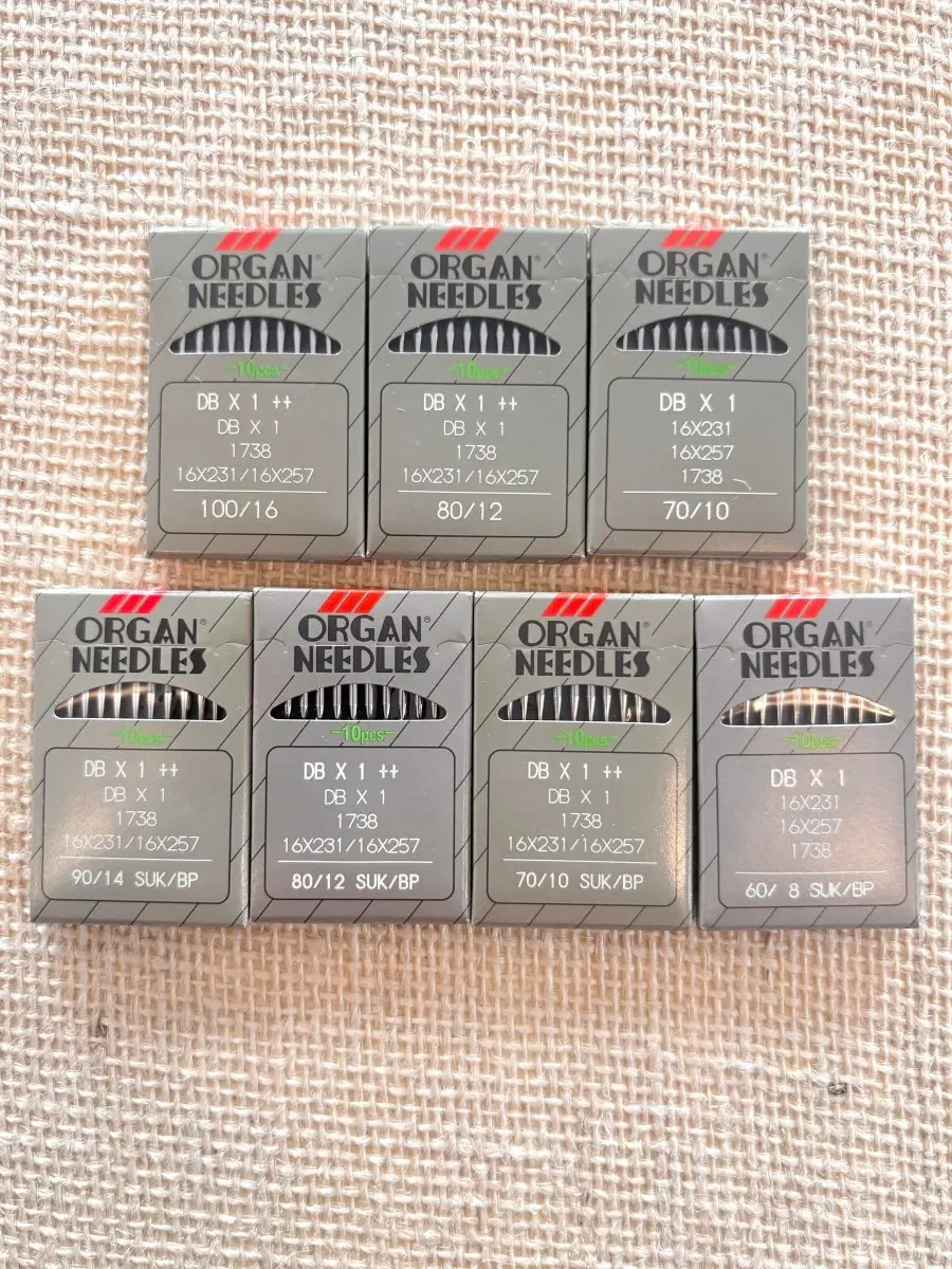 Organ | Industrial Sewing Machine Needles (Multiple Sizes & Multiple Types)