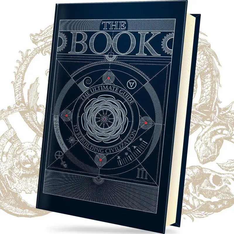 The Book The Ultimate Guide to Rebuilding a Civilization Hard Cover history books