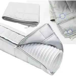 Air Conditioner Hose Cover Wrap, Update AC Hose Cover, Insulation and Cooling, Easy to Install, Zipper Style, Suitable for Air Conditioners with 5"&5.9" Diameter Exhaust.