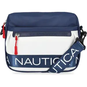 Nautica Nylon Bean Crossbody/Belt Bag with Adjustable Shoulder Strap
