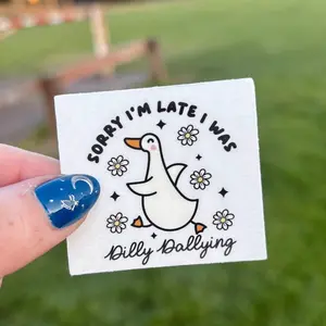 Silly Goose Dilly Dallying Sticker Silly Goose Dilly Dallying Sticker