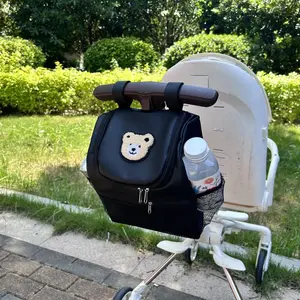 Baby Stroller Hanging Bag, Universal Baby Accessories, Large Capacity Storage Bag, Umbrella Stroller Organizer, Polypropylene Material