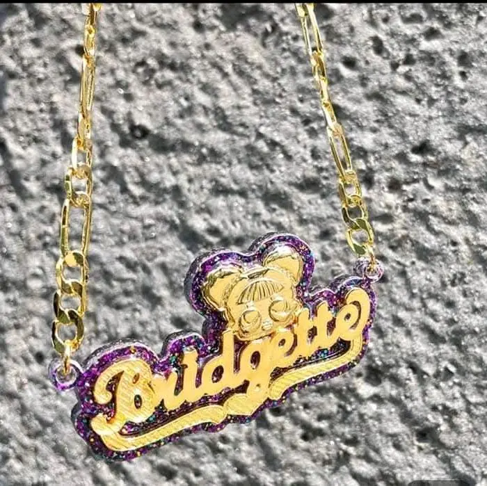 kids character nameplate