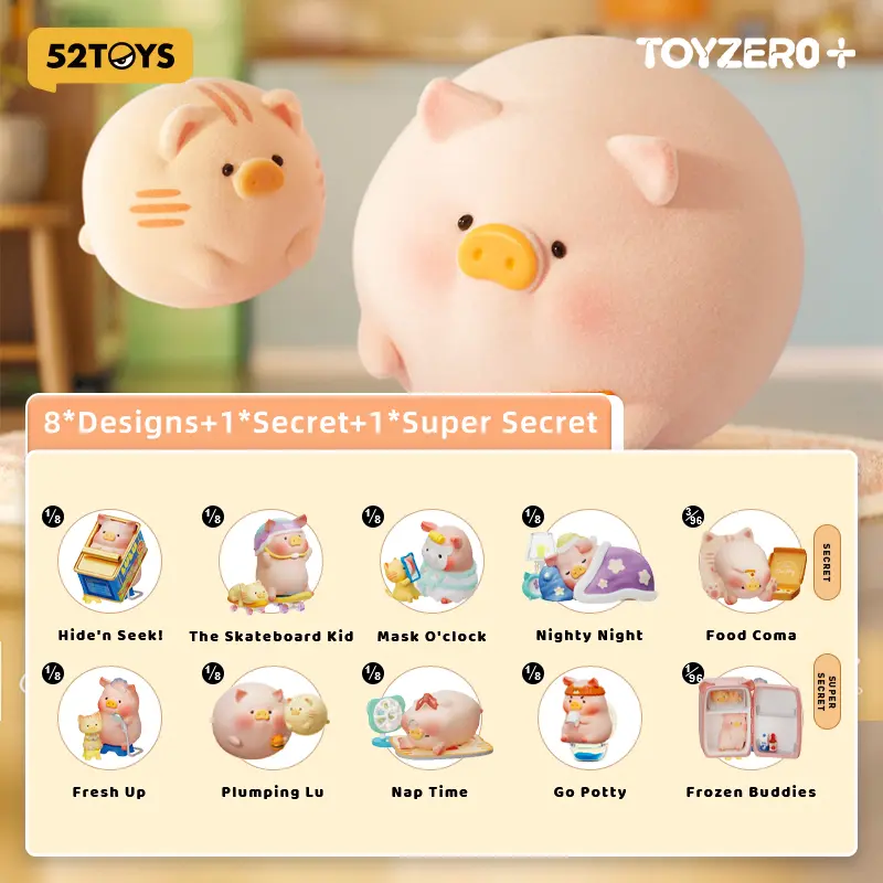 52TOYS Lulu The Piggy - Homepiggy Series  Kawaii Creative Gift Room Decor Desktop Decoration Gift for  Birthday Party Money Bear Cash Coin Jar Coin Counter