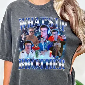 Sketch What's Up Brother Bootleg Rap Tee Shirt - Funny Sketch Streamer Gift - Video Gamer Streamer Tee - Gamer Gift Idea, Gift shirt for gamer