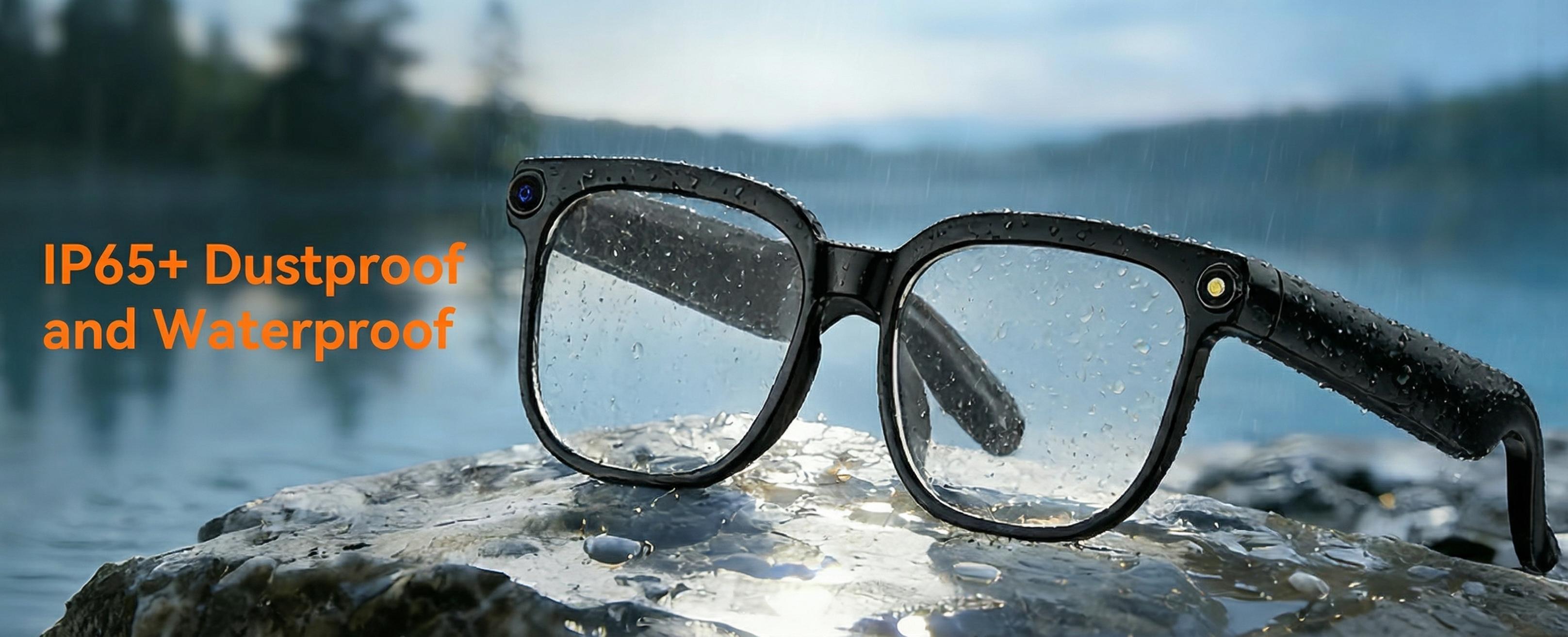 Smart Sports Glasses - First-Person 4K Camera & AI Translator for Outdoor Adventures | Photochromic, Bluetooth, Hands-Free Video