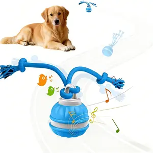 Interactive Dog Ball，Squeaky Dog Toys, Active Rolling Ball for Puppy and Medium Dogs, Squeaky, USB Rechargeable，Dog & Cat Accessories, Pet Supplies，Fun Indoor and Outdoor Pets Exercise Toys