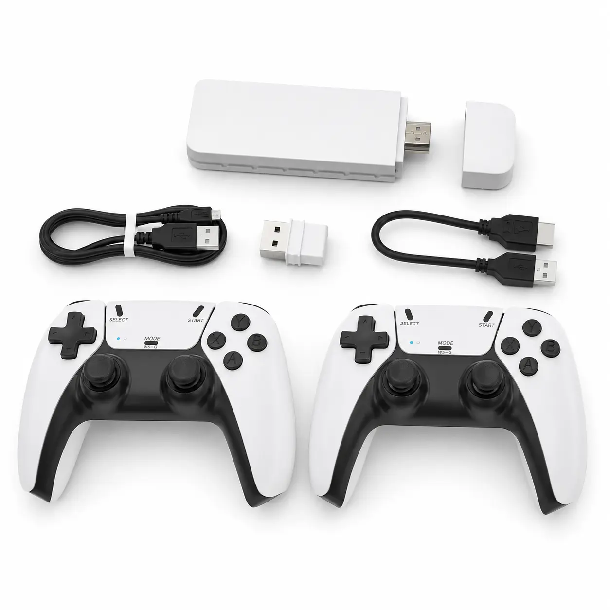 20,000+ Games Retro Gaming Console, 4K HDMI Wireless Game Stick with 2 Controllers, 9 Emulators and 64GB Storage, Plug-and-Play Video Game System for TV, PC and Projector128G