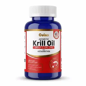 Antarctic Krill Oil  | 120 Softgels | Omega-3 EPA, DHA, with Astaxanthin Supplement Sourced from Red Krill | Maximum Strength | Laboratory Tested