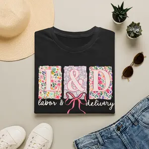 L&D Nurse Shirt, Labor and Delivery Nurse Tee, Mother Baby Nurse Shirt, OB Nurse Gift, Cute Labor Delivery RN Apparel