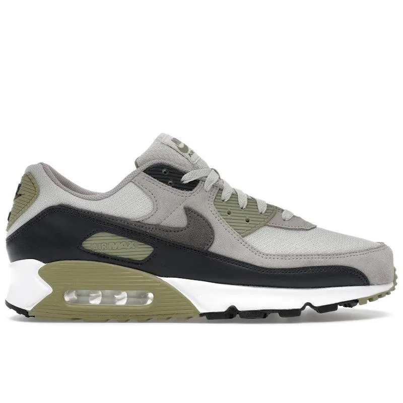 Nike Men's Air Max 90 Light Bone Neutral Olive Running Shoes, from StockX