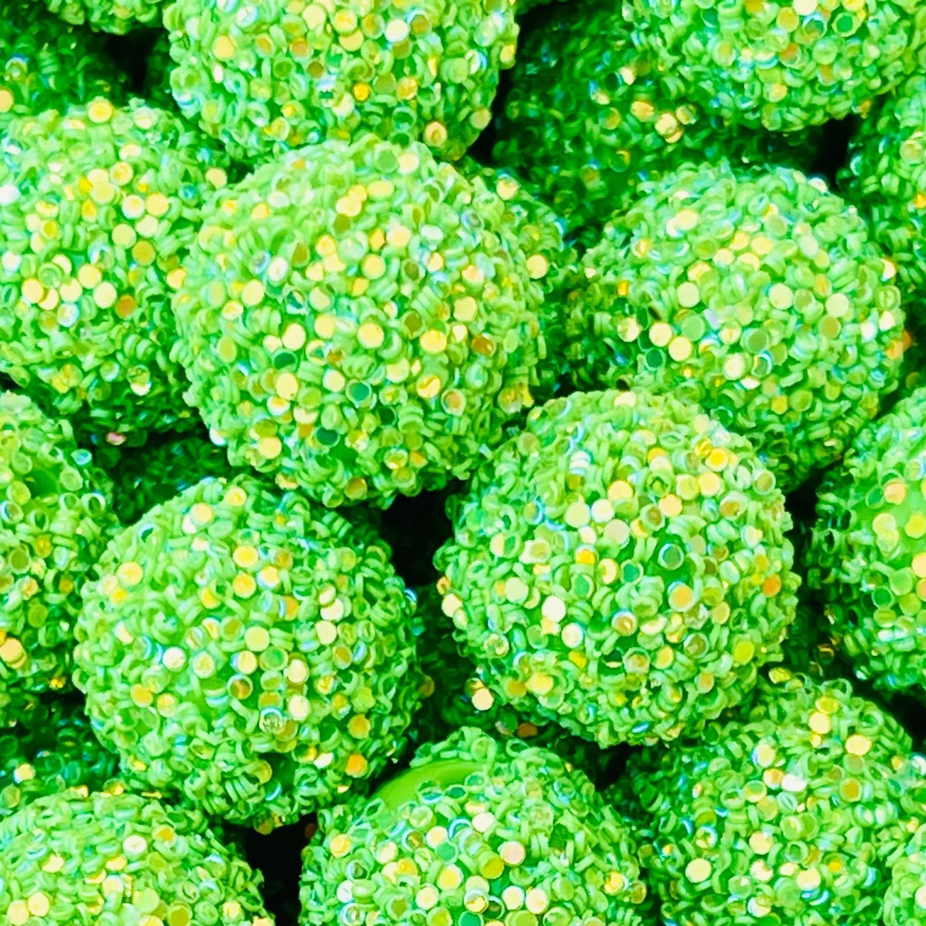 Festive Sequins Beads | Festive Beaded Craft Project Supplies DIY 16mm Christmas Craft Supplies