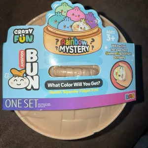 Rainbow mystery squishy bun shimmering starlight  dumpling