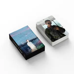55Pcs/Set Kpop Star Card Lomo Card RM Photo Print Pictures Photocard Fans Collection Postcards Gifts