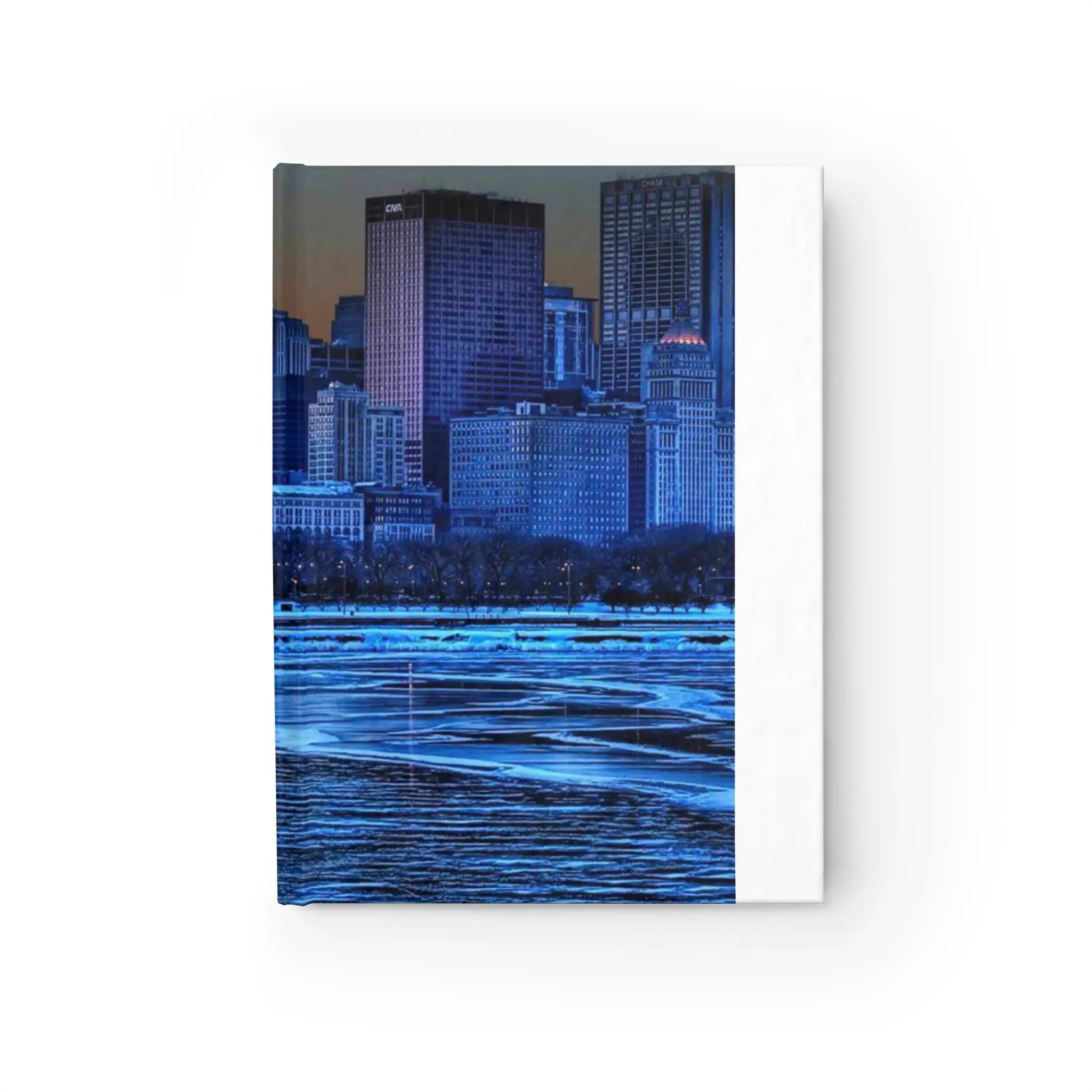 Chicago Skyline Journal, Notebook, Diary - Ruled Line, Beautiful Cityscape Travel Planner, Writing Pad, Sketchbook, Bullet Journal, Gift for