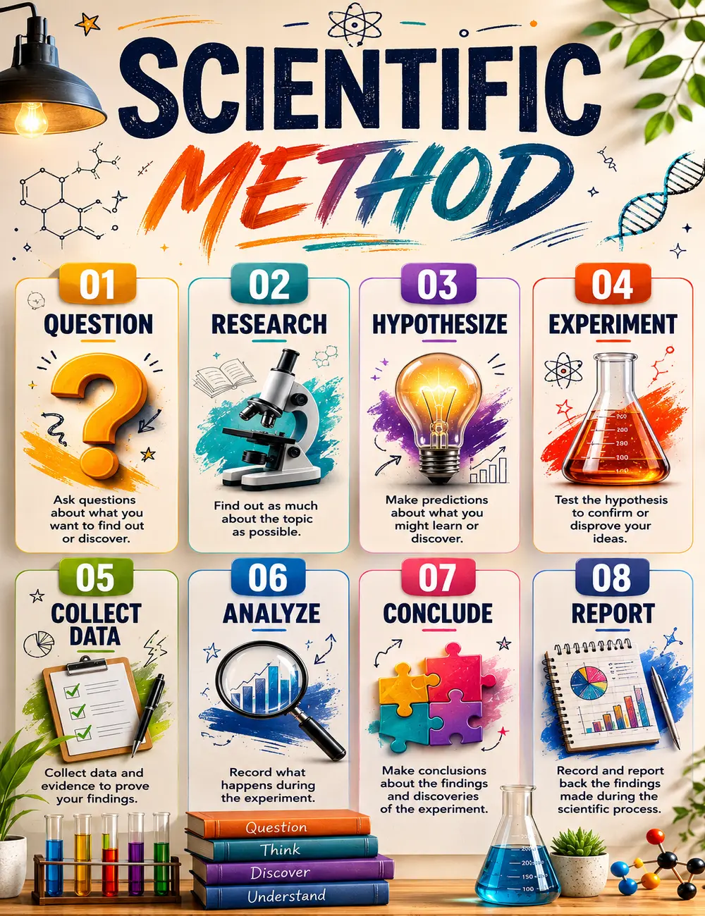 Scientific Method Poster, Science Classroom Poster, Scientific Method Steps Chart, Science Fair Wall Decor, STEM Classroom Decor, Teacher Science Poster, Inquiry Based Learning Poster, Elementary School Science Decor, Homeschool Classroom Wall Art