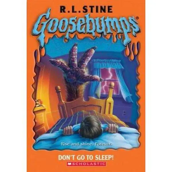 Used Scholastic Children's Literature Book - Goosebumps #54: Don't Go to Sleep! by R.L. Stine (Paperback, English) - Ideal for No-Snooze Situation Read, School & Educational Office Stationery Supply