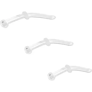 3 count Glass Nose  Retainer Nose Ring Stud, 14G 16G 18G Curved Cartilage Conch Daith Helix Retainer Nose Septum   for Men Women