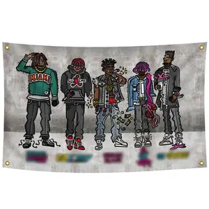 2016 Freshman Cypher rapper Flag 3x5 Ft Hiphop Tapestry Decor Home Textile Decorations Supplies Living Room