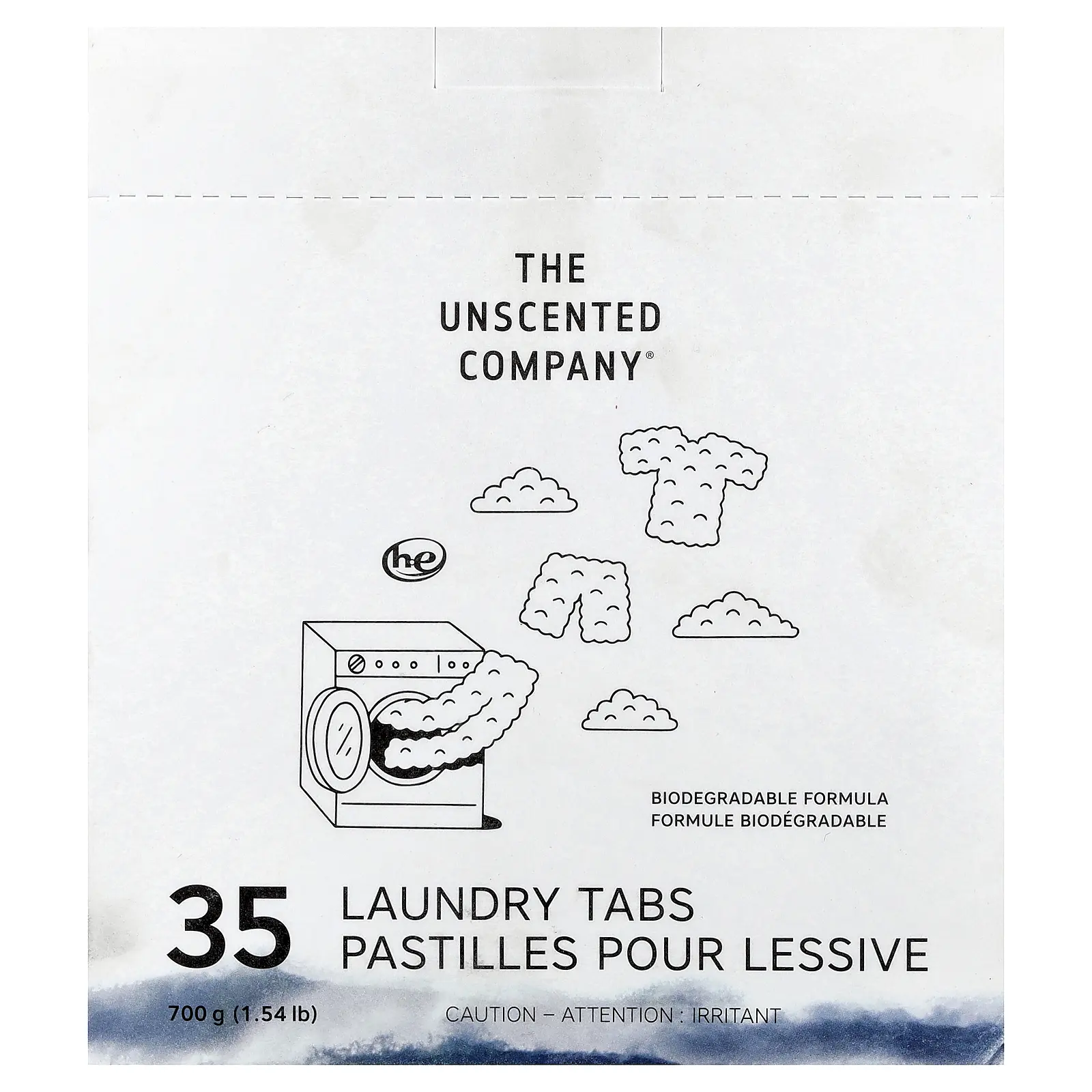 The Unscented Company Laundry Tabs, 35 Tabs, 1.54 lb (700 g)