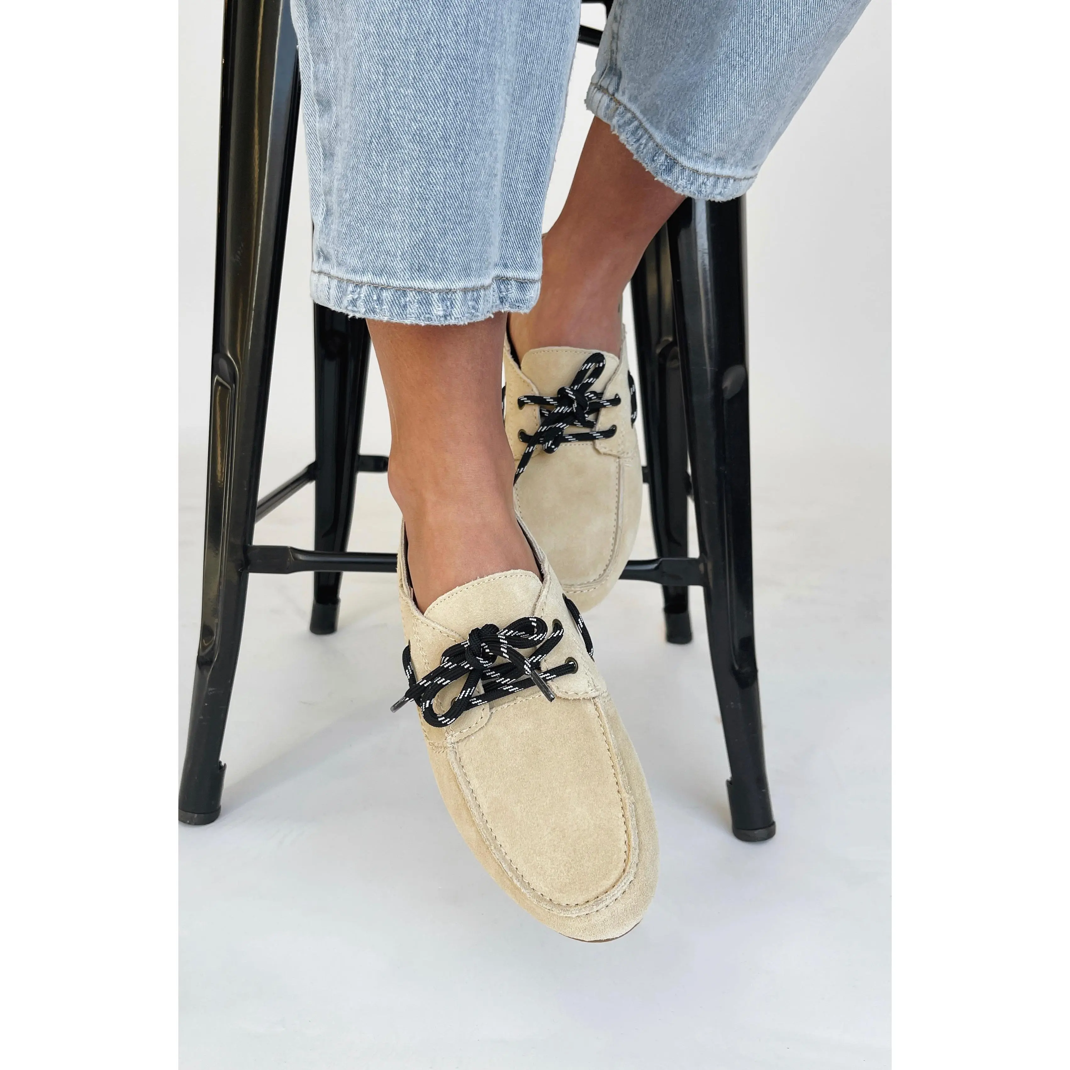 Matisse: Petra Sneaker in Natural Suede