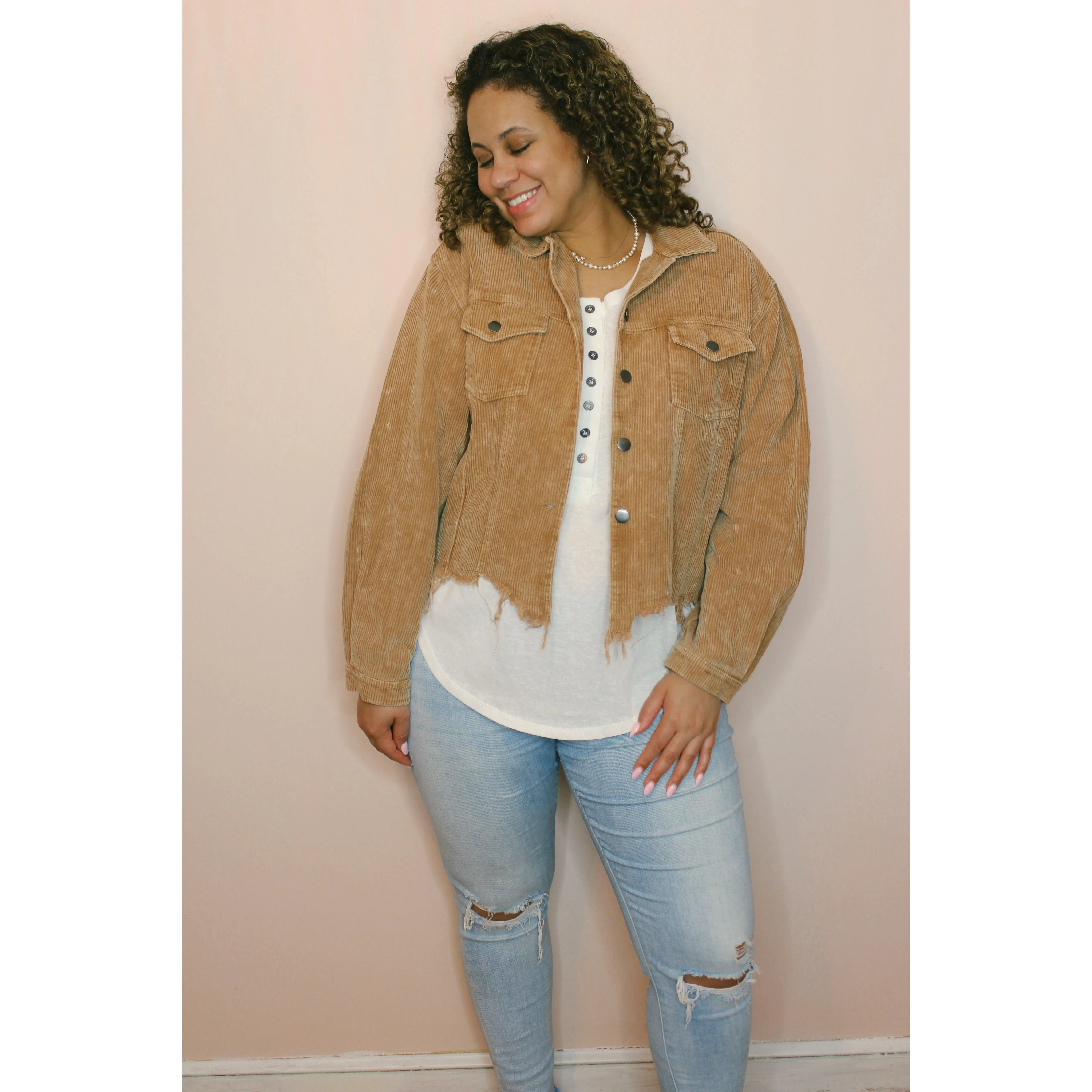 Teddy Bear Corduroy Jacket