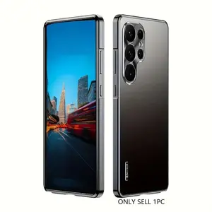 For Samsung Galaxy S26/s25 Ultra Phone Case, Metal Magnetic Design, Aluminum Alloy Edges, Matte PC Back Panel, ultra Thin Shockproof Cover