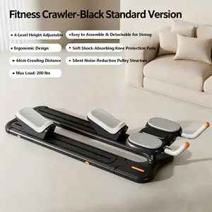 Home multifunctional crawling waist trainer, quiet design, core training fitness equipment for home use, helps improve lumbar spine health, foldable design for easy storage.