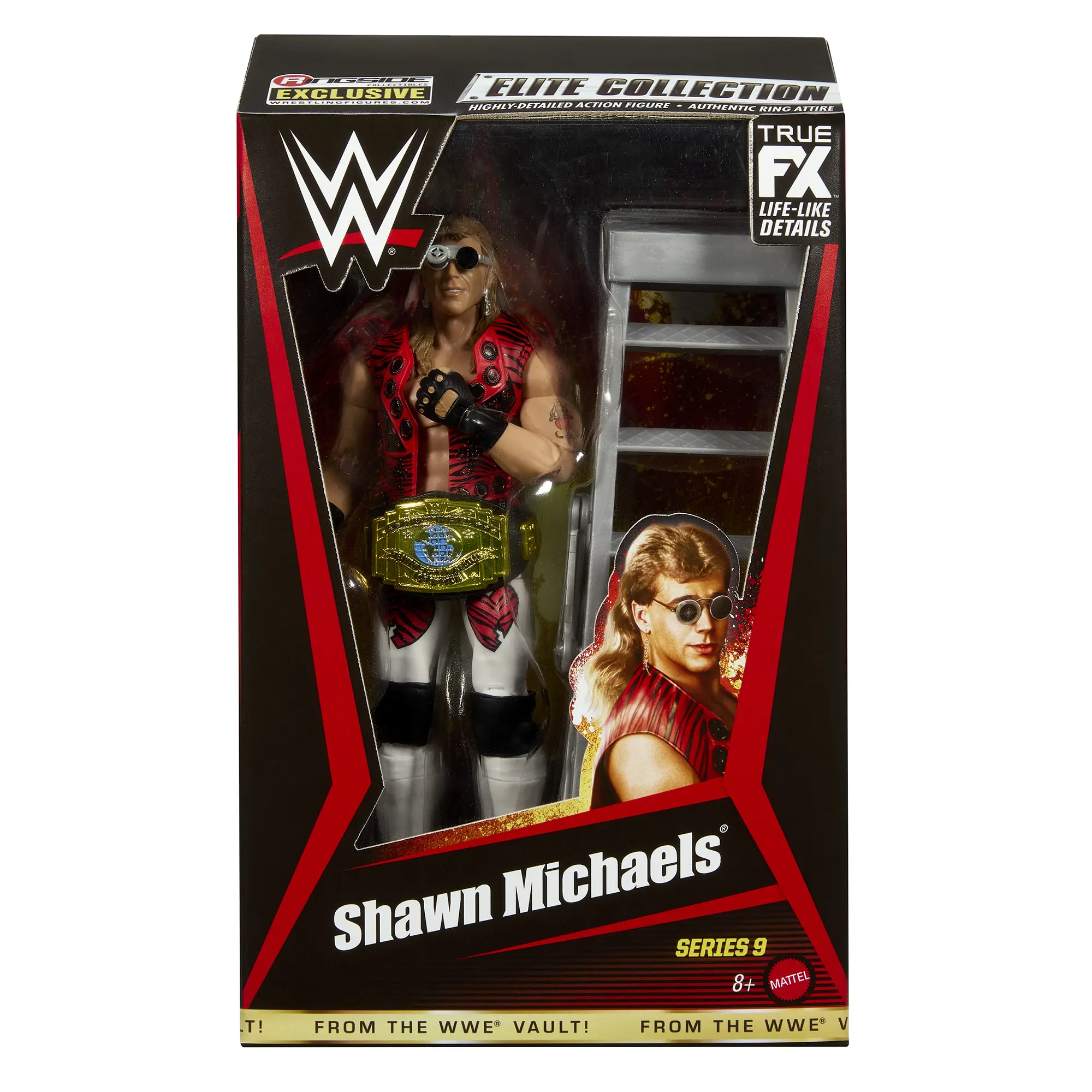 Shawn Michaels (WrestleMania X) - WWE From the Vault Ringside Exclusive Series 9 Mattel WWE Toy Wrestling Action Figure
