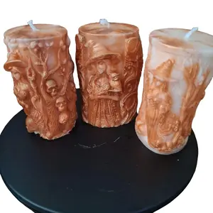 Enchanted Castle Garden Fragrance Witch Shaped Soy Candle Collection Unique Design Aromatic Candles