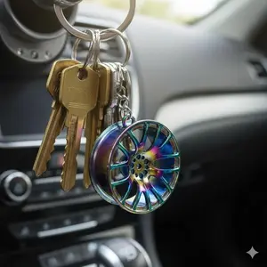 Gear Shift Knob Keychain for Men, Manual Transmission Car Accessory. Unique Automotive Gift Idea, Mechanical Keyring for Boyfriend. Custom Car Gear Key Holder, Creative Auto Enthusiast Present, Car Key Chains.