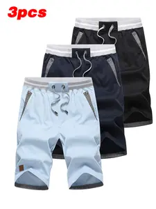 Men’s 3-pack cargo shorts, summer casual shorts