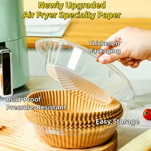 Air Fryer Liners for Ninja Air Fryer, 100 Pcs Disposable Paper Liner（7.9FT） Bakeware Pack Of Two（Two） Bakeware Easy Storage Thickened Packaging