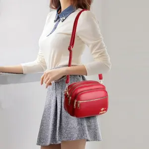 Women’s Structured Crossbody Purse, Professional Multi-Pocket Shoulder Bag for Work & Business, Adjustable Strap Sling Bag for Office and Daily Use