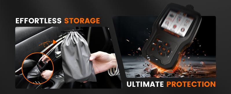 ANCEL AD530 OBD2 Scanner – Check Engine Code Reader with Battery Test & Live Data, Full OBD2 Scan Tool to Read & Clear Fault Codes (1996+ Cars)