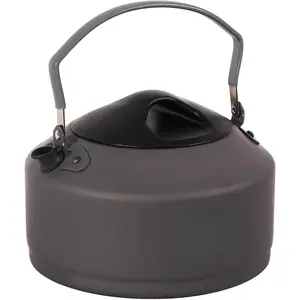 0.9L Small Outdoor Camping Kettle, Aluminum Water Pot with Carrying Bag, Compact Lightweight Tea Kettle
