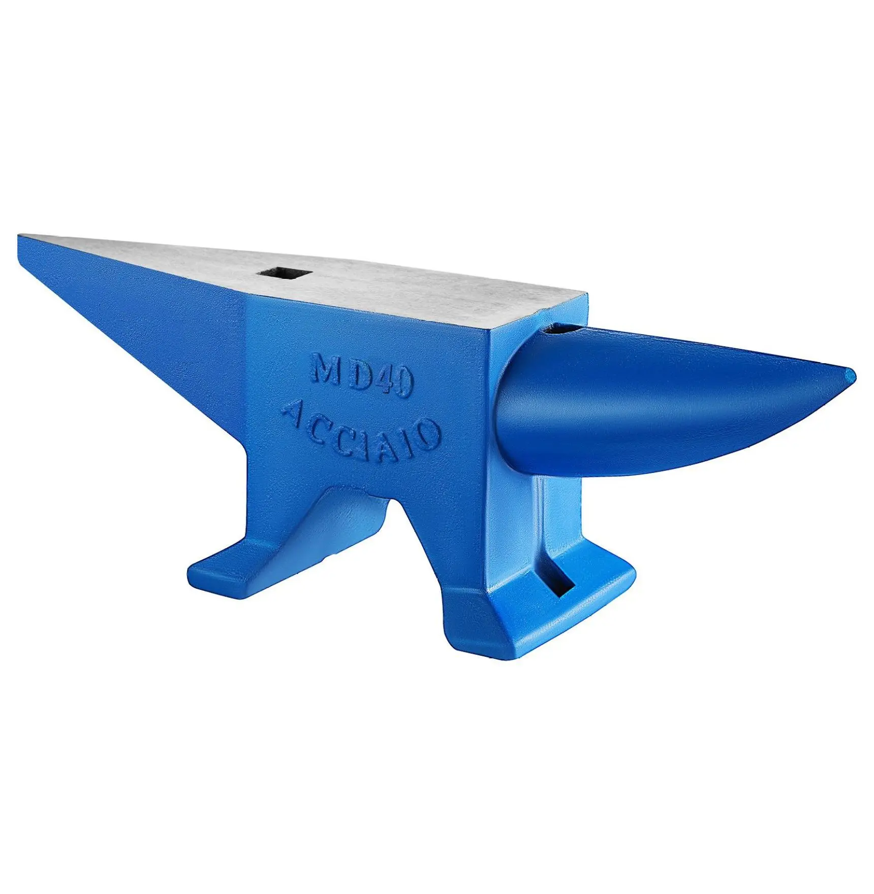 88 Lbs Steel Anvil - Blacksmith Forge Tool, Heavy Duty Metal Working Anvil for Jewelers, Riveting, Shaping, Forging with Horns & Hardy Hole 40 kg